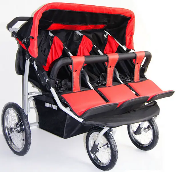 3 seat jogging stroller