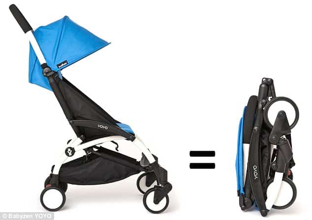 yoyo stroller folded